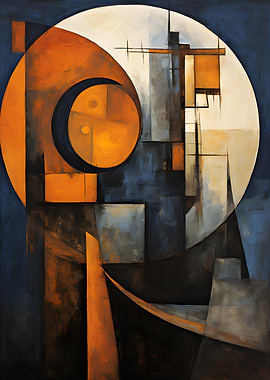 Abstract Geometric Painting with Circles