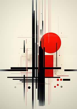 Geometric Art Composition