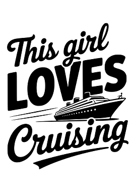 This Girl Loves Cruising Graphic