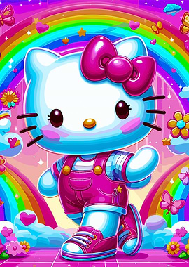 Cute Hello Kitty Poster