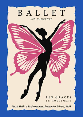 Ballet Les Danseurs Poster