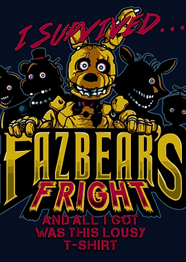 Fazbear's Fright T-Shirt Design