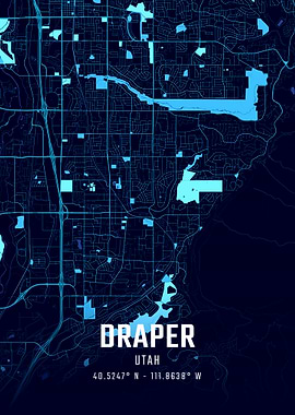 Draper Midnight City Map