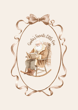 Santa's Favorite Little One Illustration
