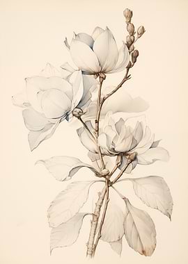 Magnolia Blooming flowers