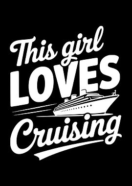 This Girl Loves Cruising Graphic
