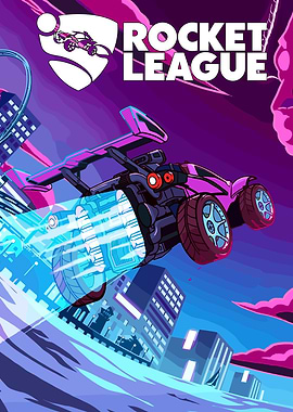 Rocket League Game Poster
