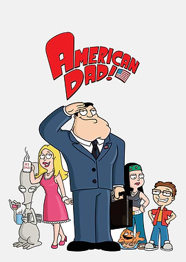 American Dad! Cartoon Family Portrait