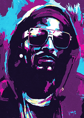 Snoop Dogg Pop Art Portrait