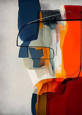 Abstract Shapes in Bold Colors