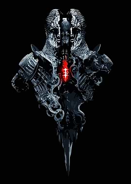 Dark Knight Armor with Red Core