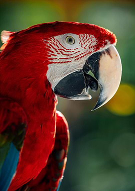 Scarlet Macaw Portrait