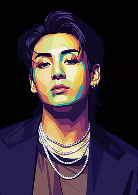 Colorful Portrait of a Man