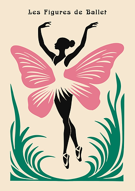 Les Figures de Ballet Art Print