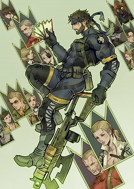 Metal Gear Solid Snake and Allies