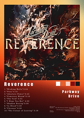 Parkway Drive Reverence Album Cover
