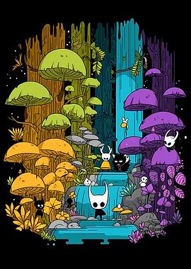 Hollow Knight Rainbow Forest