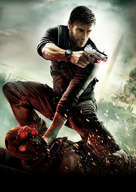 Action Scene with Gun and Combat