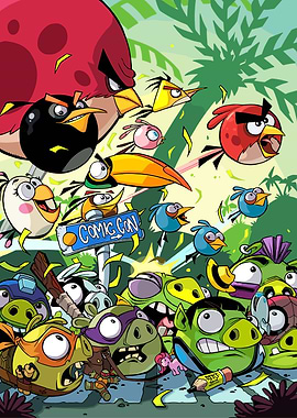 Angry Birds Comic Con Mashup