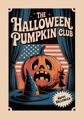 Halloween Pumpkin Club Poster