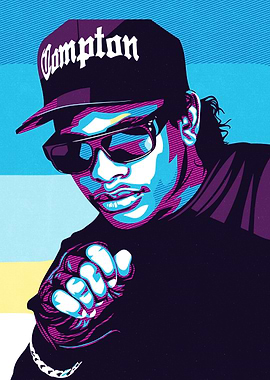 Eazy-E Pop Art Portrait