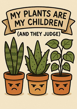 My Plants Are My Children (And They Judge)