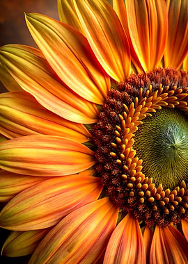 Close-up of a Vibrant Sunflower