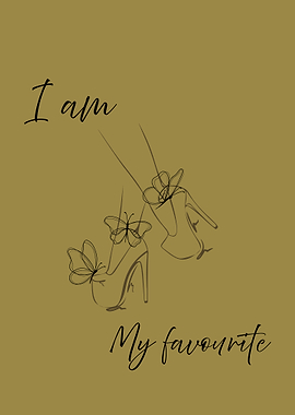 I am my favourite line art