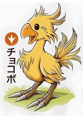 Chocobo Illustration from Final Fantasy