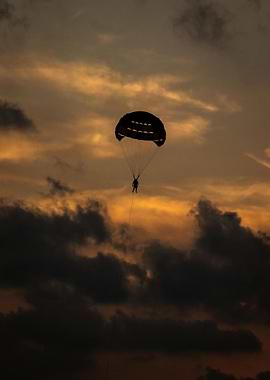 Parasailing at Sunset