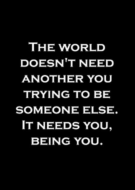 Inspirational Quote: Be Yourself