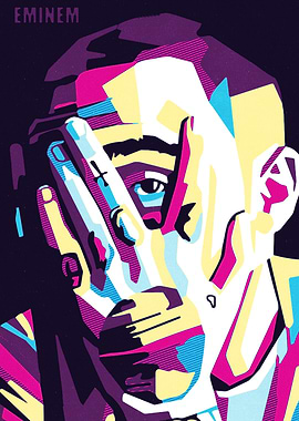 Eminem Pop Art Portrait