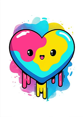 Cute Colorful Heart