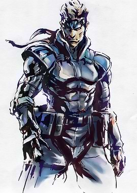 Solid Snake illustration