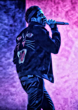 Male Singer with Panther Jacket