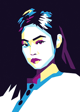 Pop Art Portrait of a Woman