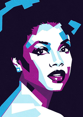 Lauryn Hill Pop Art Portrait