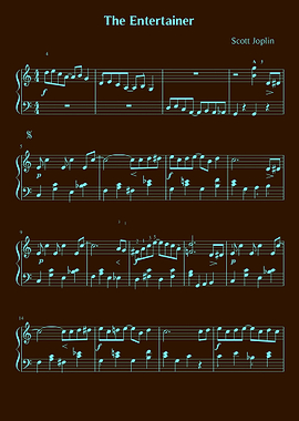 The Entertainer Sheet Music