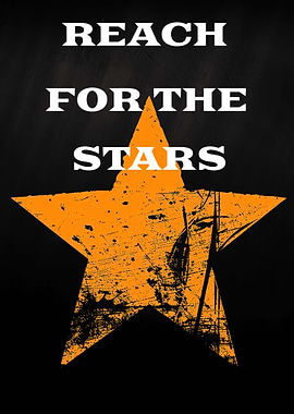 Reach for the Stars Motivation Poster