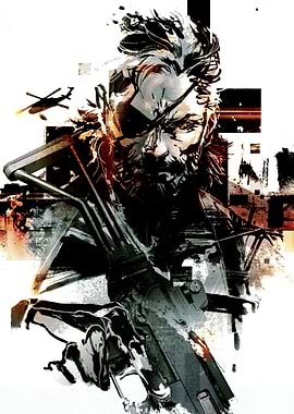 Metal Gear Solid Big Boss Artwork
