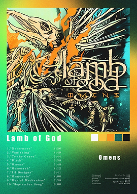 Lamb of God - Omens Album Cover