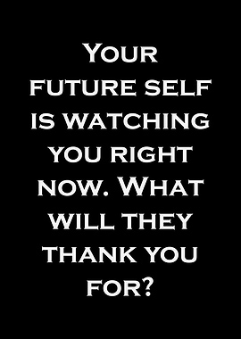 Future Self Inspirational Quote