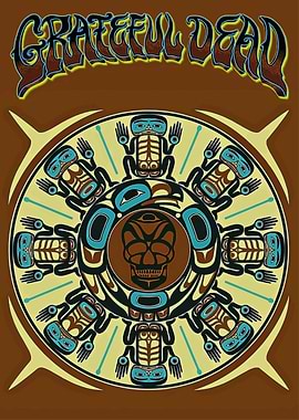 Grateful Dead Native American Style Art