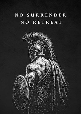 Spartan Warrior: No Surrender, No Retreat art