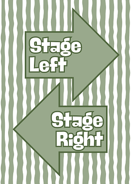Stage Left and Right Directional Arrows
