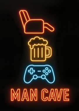 Man Cave Neon Sign