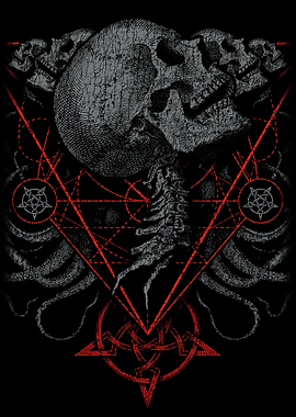 Skull and Pentagram