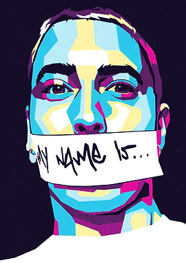 Eminem Pop Art Portrait