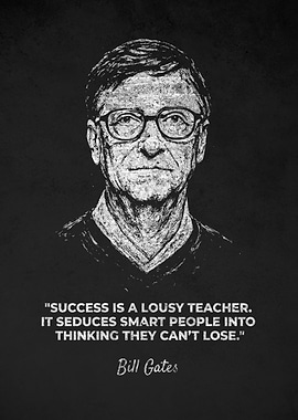 Bill Gates Teacher Quote Poster