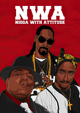 NWA with Snoop Dogg, Biggie, Tupac